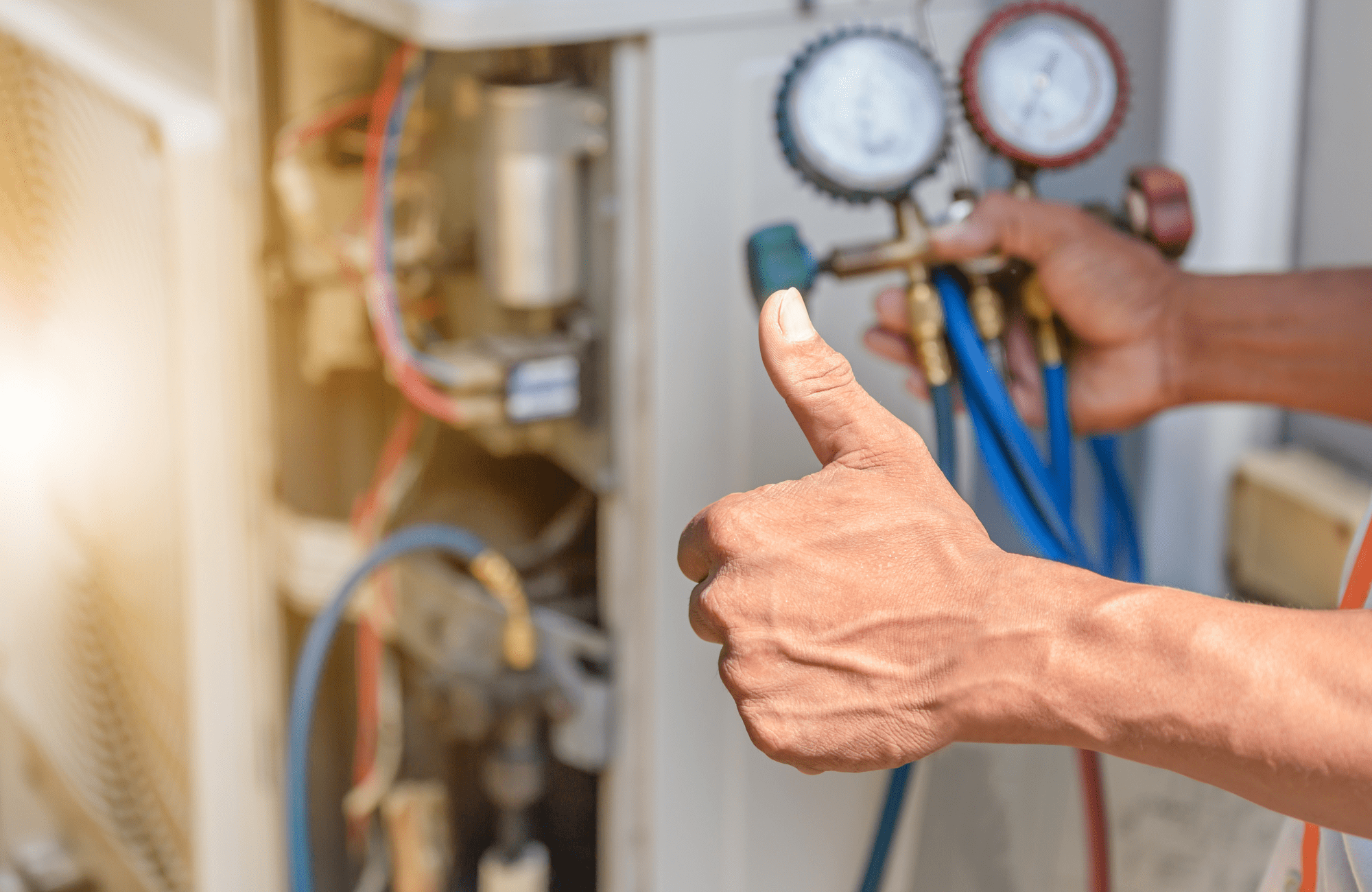HVAC repair technician
